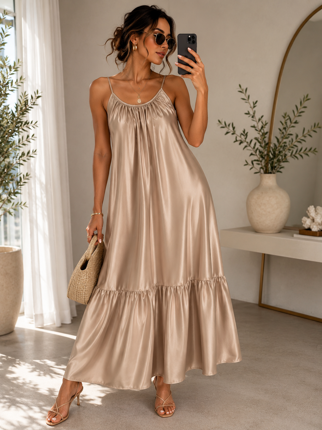 Рокля Satin